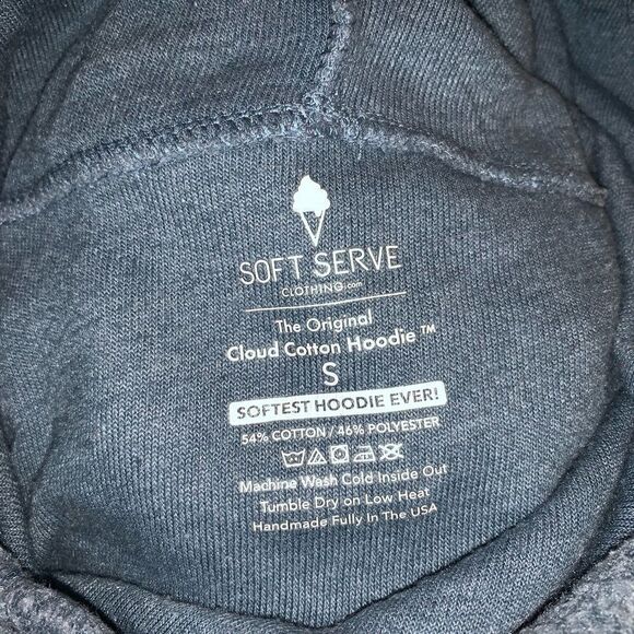 Soft Serve Clothing Co Cloud Cotton Hoodie size S - Picture 5 of 5